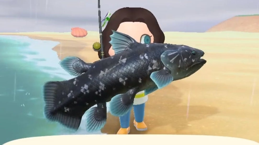 Animal Crossing Coelacanth How to catch a Coelacanth in New Horizons